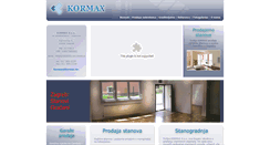 Desktop Screenshot of kormax.hr