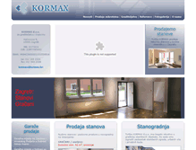 Tablet Screenshot of kormax.hr